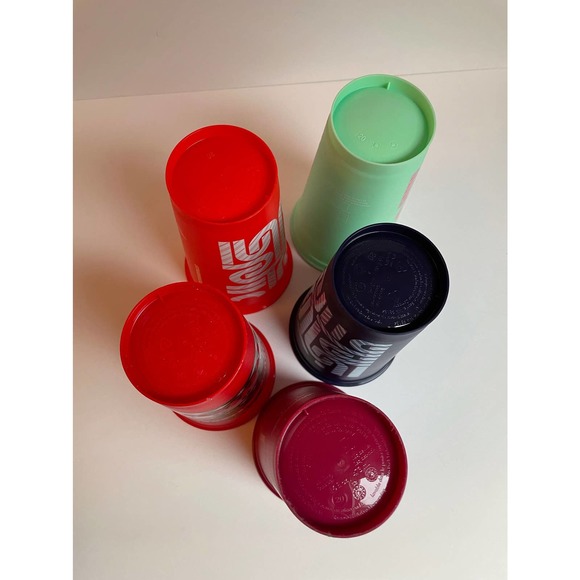 Starbucks Holiday Reusable Christmas Color Theme Candy Cane Cups 16 oz Lot of 5 - Picture 5 of 5